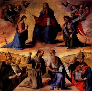 Piero di cosimo, immacolata concezione con santi