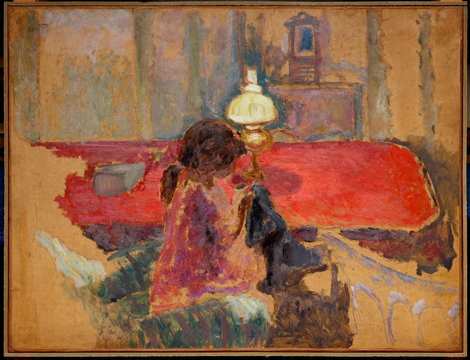 Pierre Bonnard - Woman with a Lamp - 2017.44.2 - Dallas Museum of Art