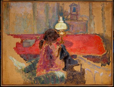 Pierre Bonnard - Woman with a Lamp - 2017.44.2 - Dallas Museum of Art