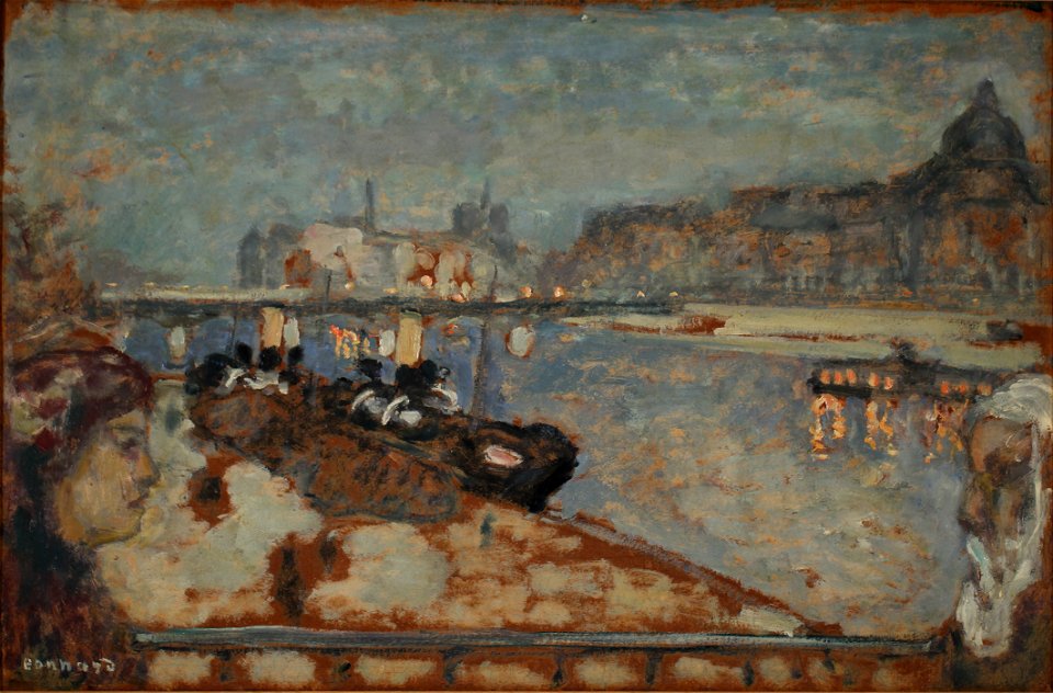 Pierre Bonnard - Les Quais de Paris, - Nahmad collection