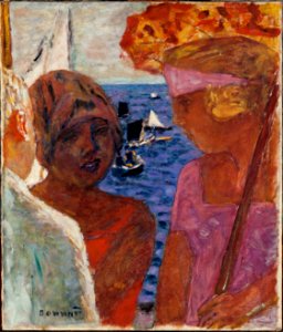 Pierre Bonnard - Conversation à Arcachon - PPP3181 - Musée des Beaux-Arts de la ville de Paris
