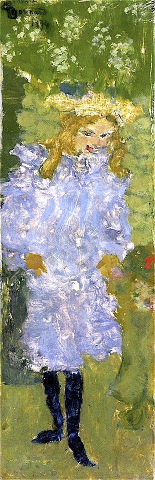 Pierre Bonnard Girl with Dog