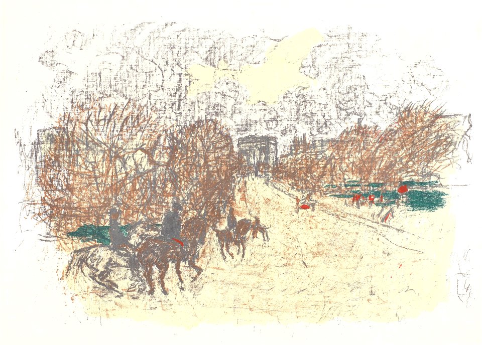 Pierre Bonnard - Quelques aspects de la vie de Paris - L'Arc de triomphe