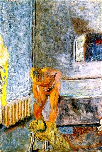 Pierre Bonnard Nude in an Interior. Free illustration for personal and commercial use.
