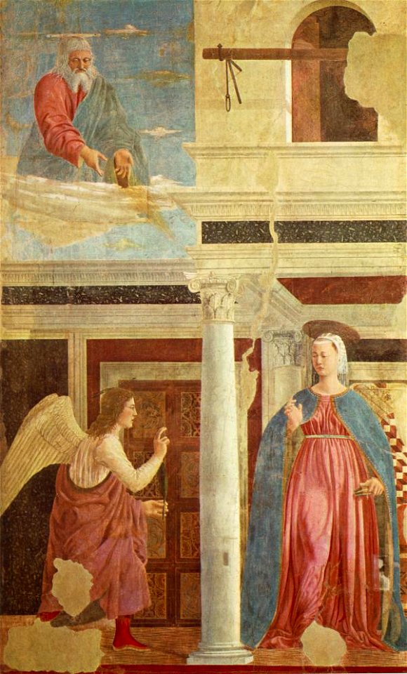 Piero, arezzo, Annunciation 01