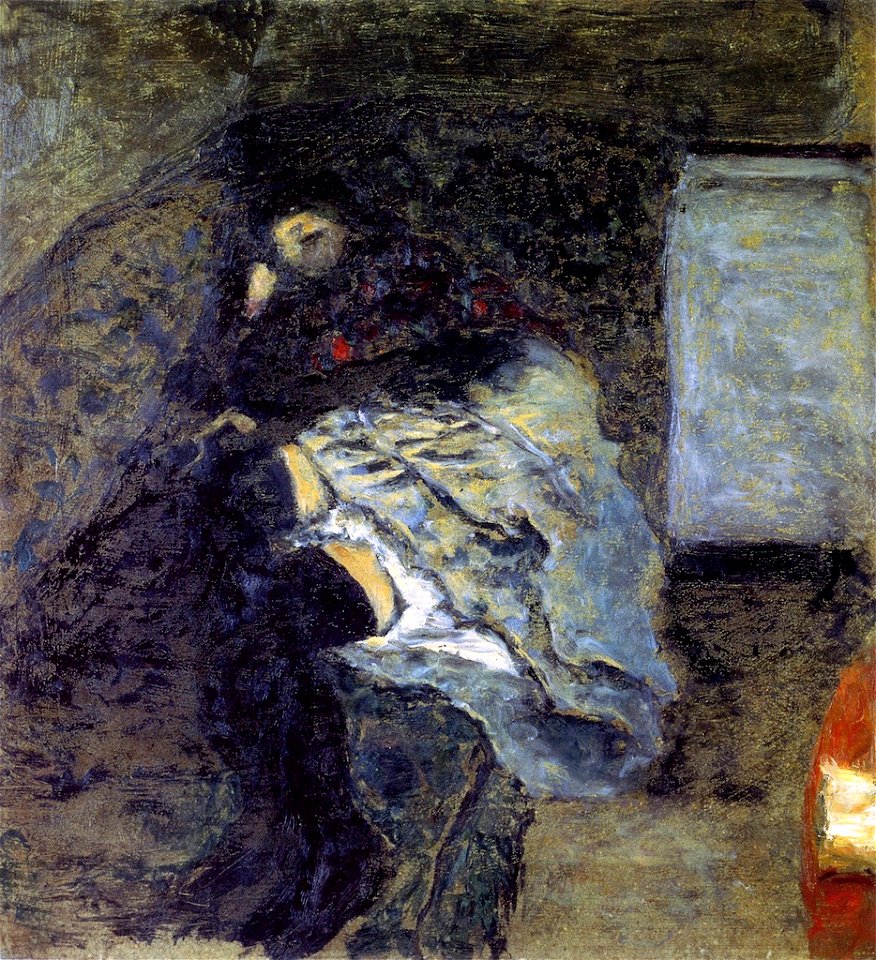 Pierre Bonnard Marthe on a Divan