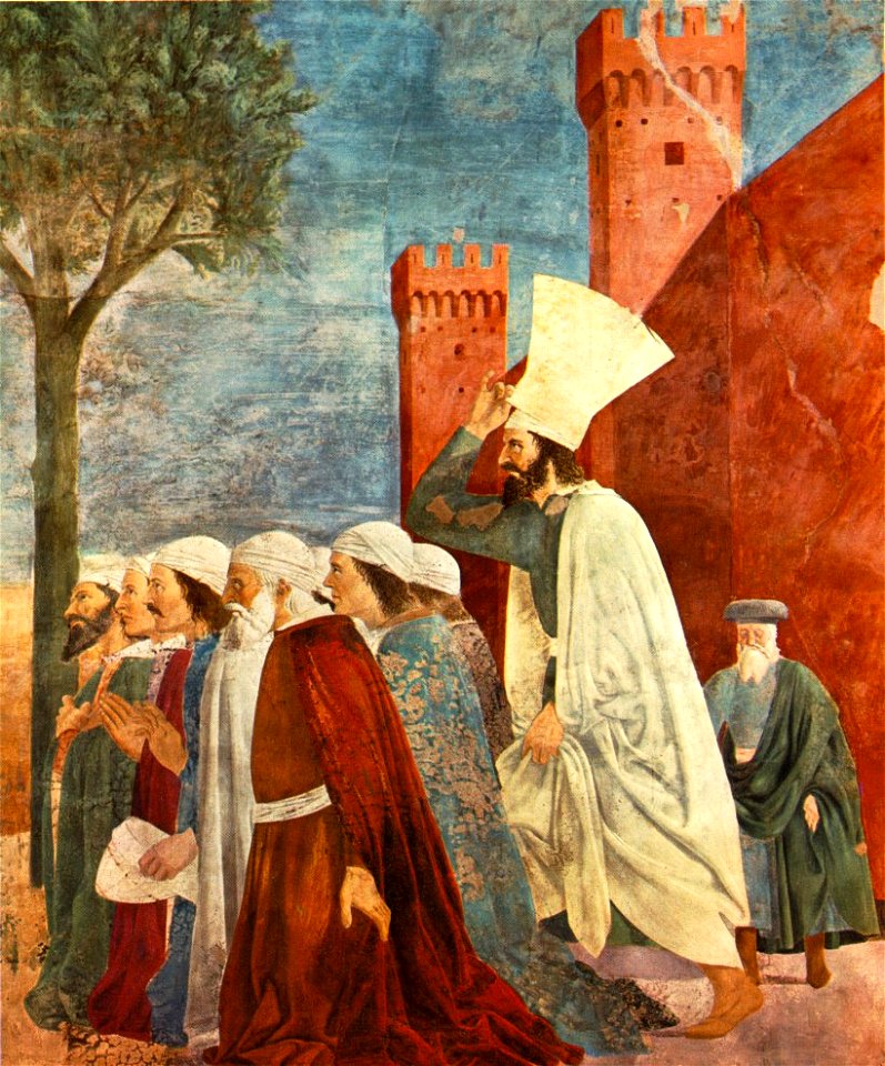 Piero, arezzo, Exaltation of the Cross 03