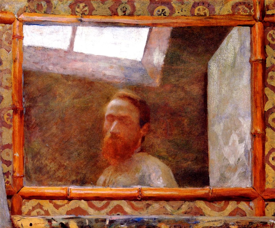 Pierre Bonnard Self-Portrait in a Bamboo Mirror