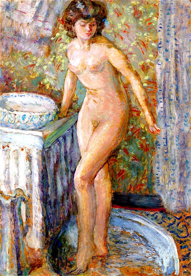 Pierre Bonnard Nude at Her Toilette 1908