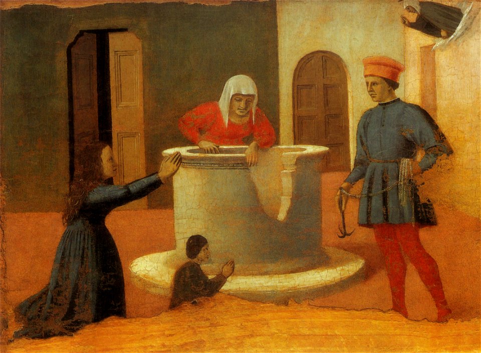 Piero, miracolo di sant'elisabetta di Turingia
