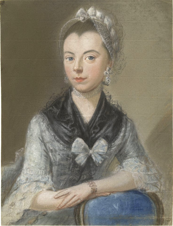 Pierre Frederic de la Croix - Portrait of his daughter Susanna