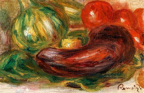 Pierre Auguste Renoir Courgettes tomates et aubergine 1915 image2021
