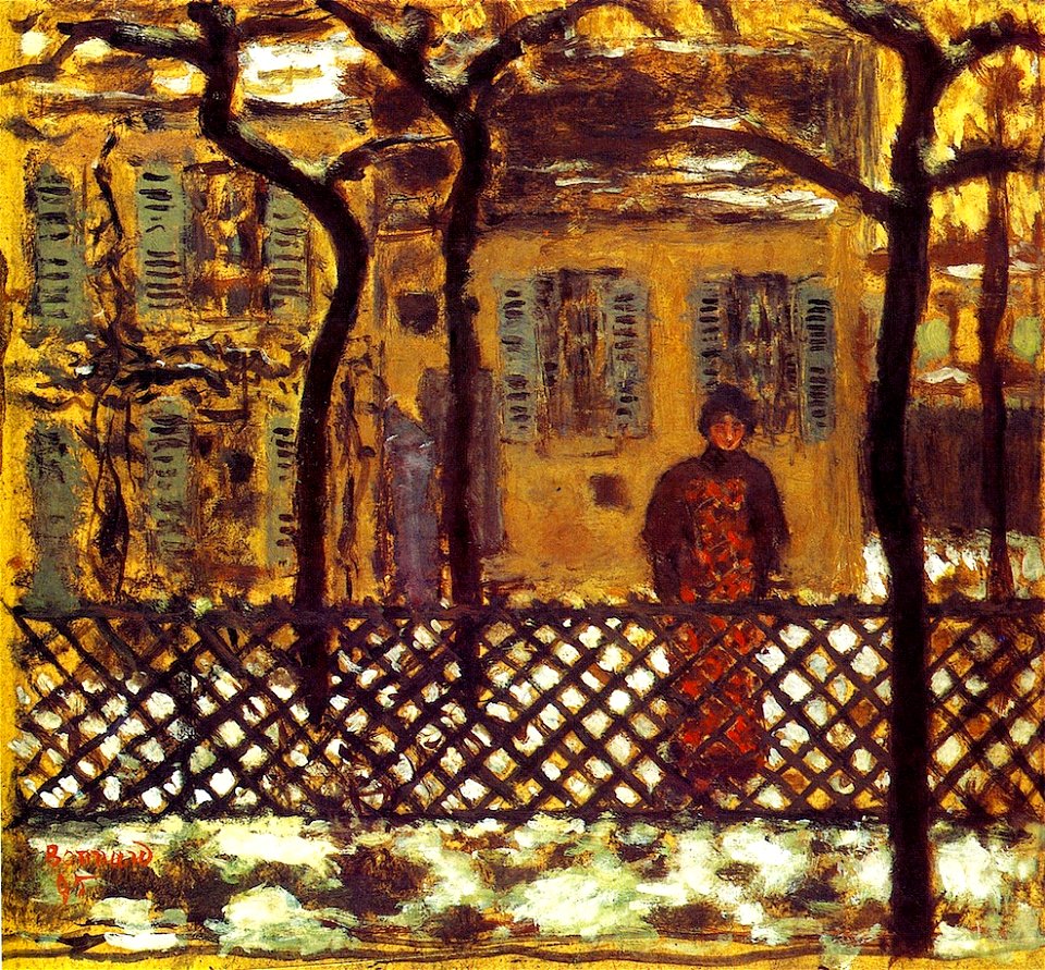 Pierre Bonnard Behind the Fence