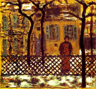 Pierre Bonnard Behind the Fence