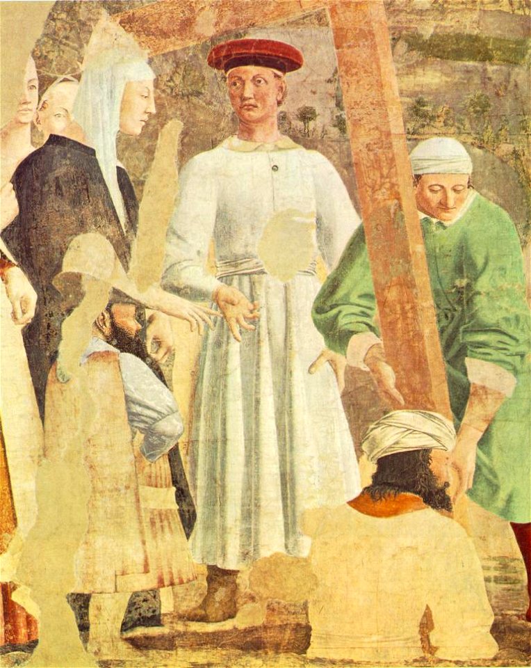 Piero, arezzo, Discovery and Proof of the True Cross 03
