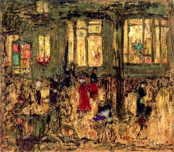 Pierre Bonnard Place Clichy, Evening