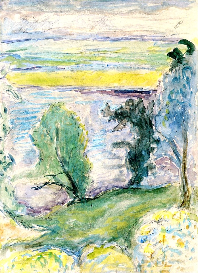 Pierre Bonnard Landscape at Vernon 1920