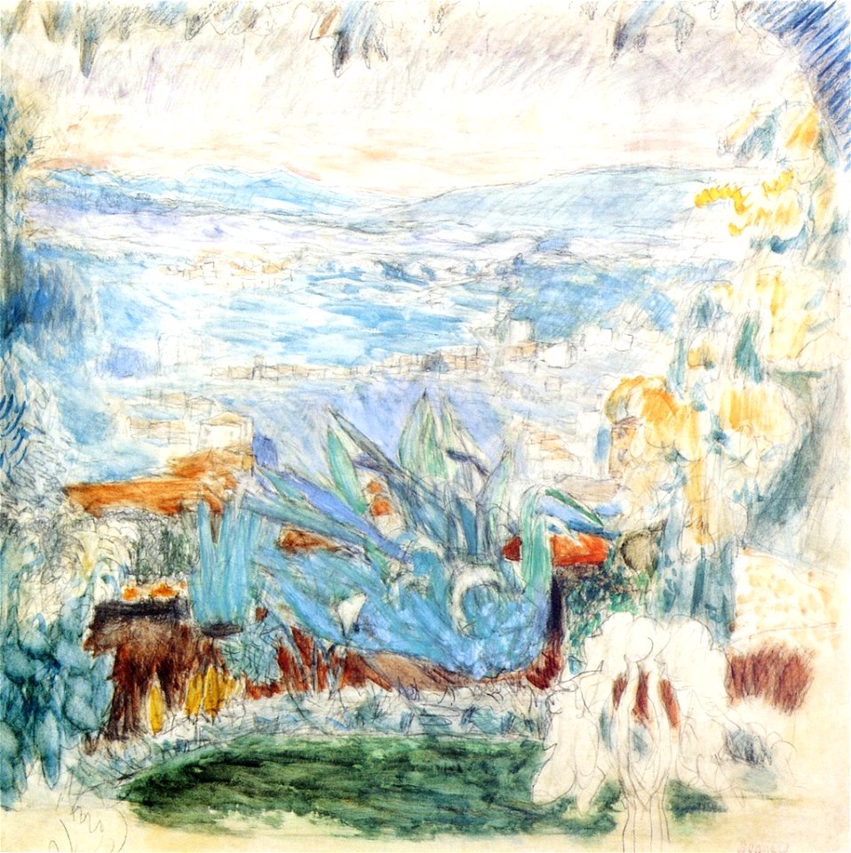 Pierre Bonnard Landscape of Le Cannet