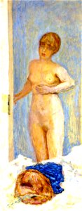 Pierre Bonnard Nude with a Fur Hat