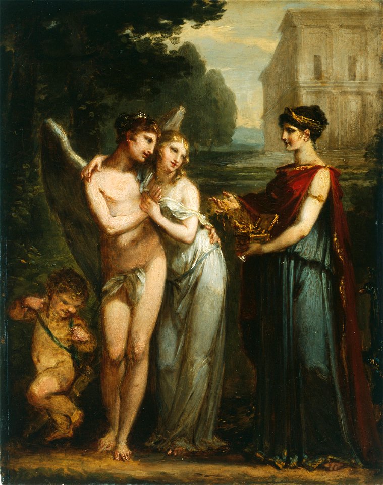 Pierre Paul Prud'hon - Innocence Choosing Between Love and Riches - 1933.1090 - Art Institute of Chicago