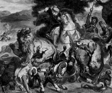 Pierre Andrieu - The Lion Hunt - 1970.999 - Art Institute of Chicago