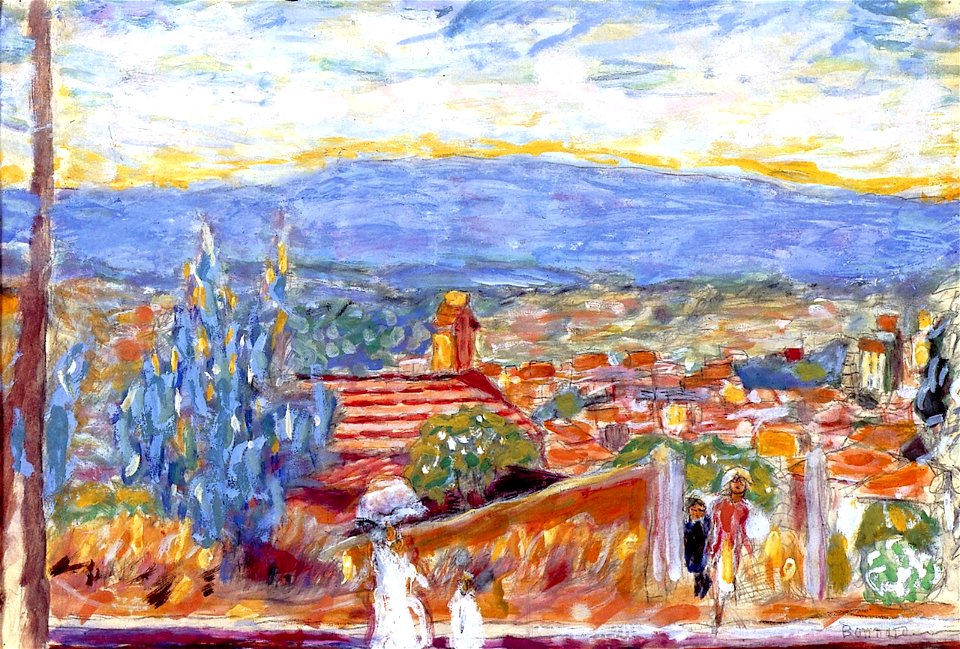 Pierre Bonnard Panoramic View of Cannet