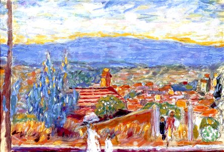 Pierre Bonnard Panoramic View of Cannet