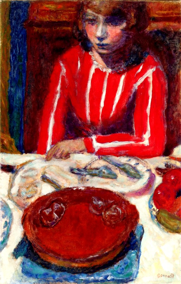 Pierre Bonnard Woman at the Table