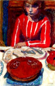 Pierre Bonnard Woman at the Table