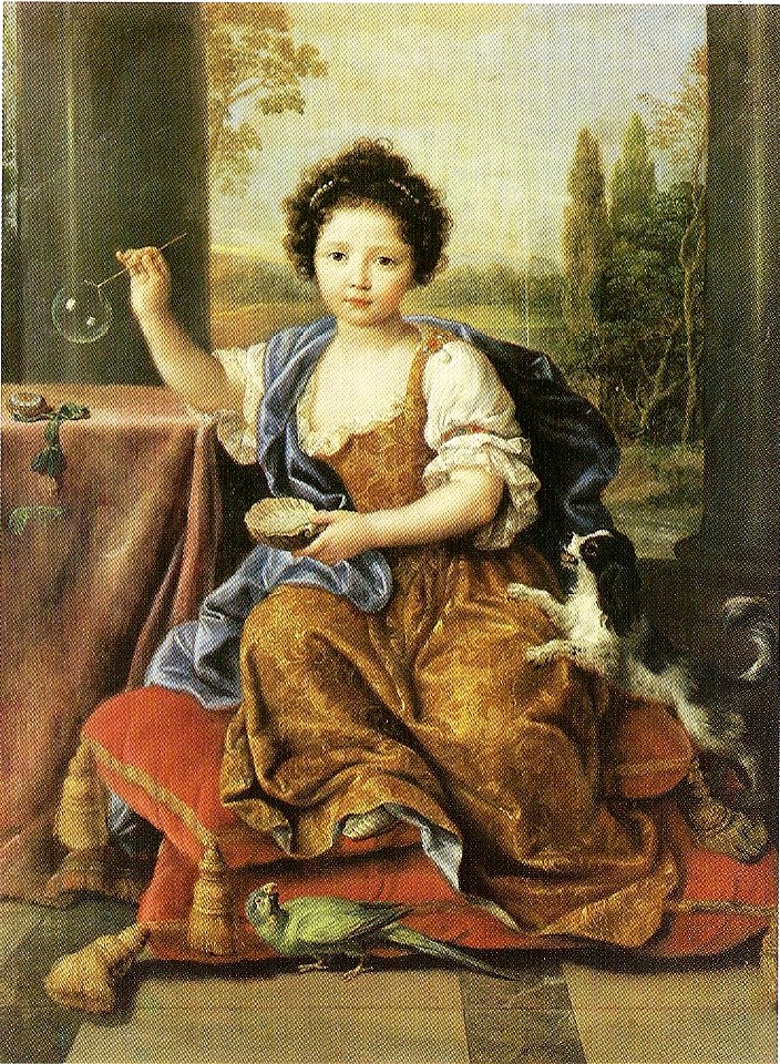 Pierre Mignard - Mädchen mit den Seifenblasen
