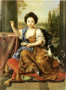 Pierre Mignard - Mädchen mit den Seifenblasen
