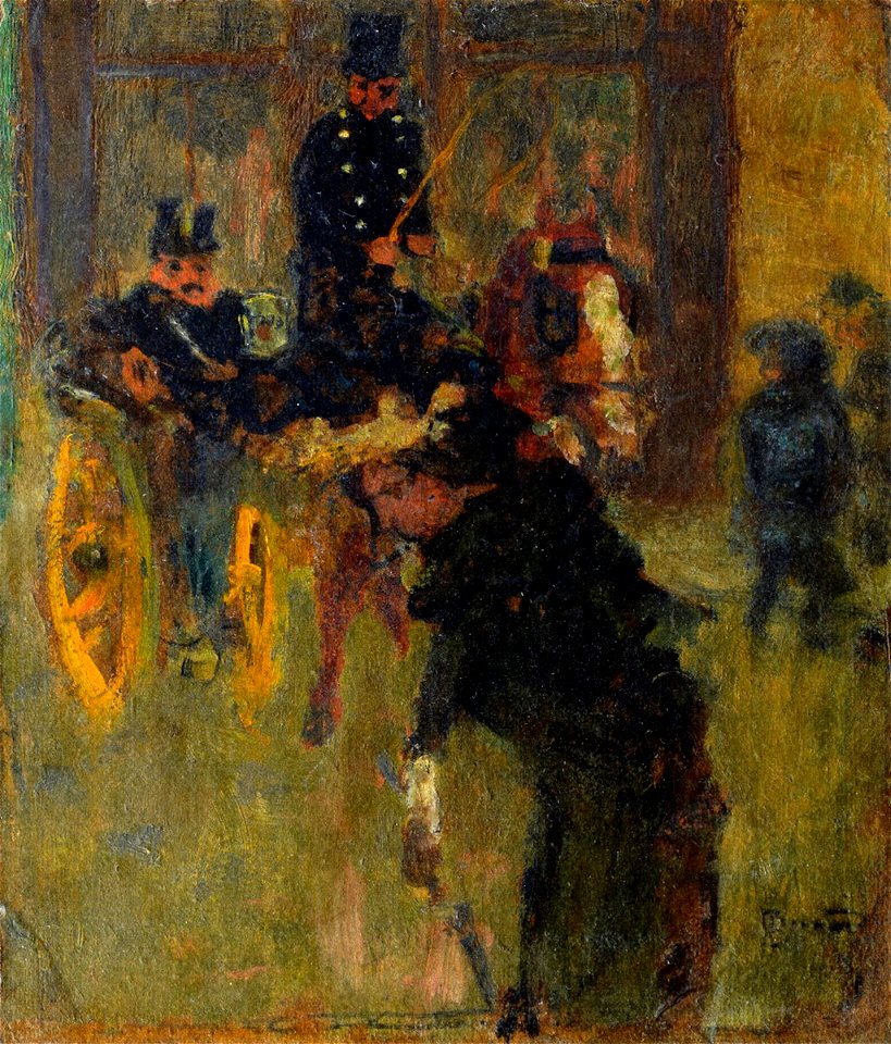 Pierre Bonnard The Hansom Cab