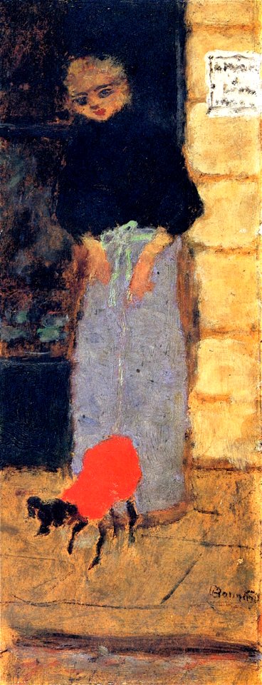 Pierre Bonnard Woman in the Street 1898