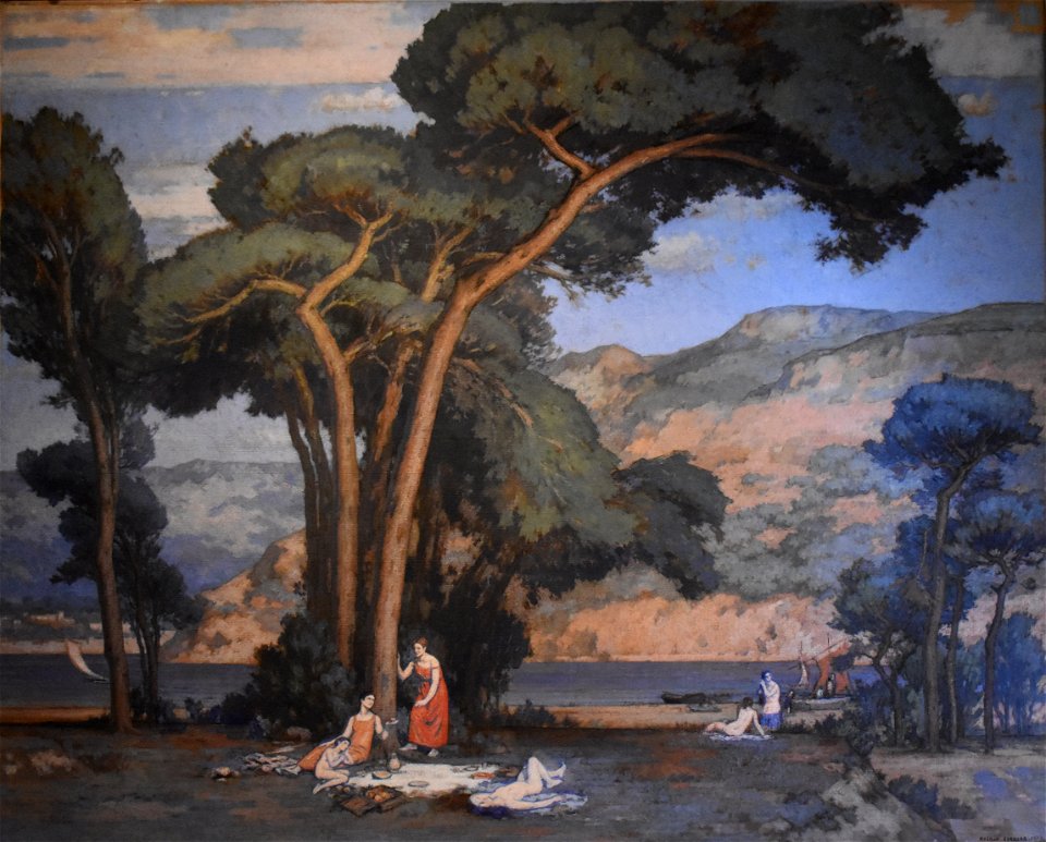 Pierre Magnan-Bernard - Paysage animé de Provence 02