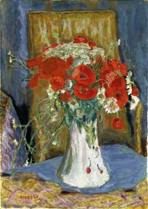 Pierre Bonnard - Poppies in a Vase - NM 6665 - Nationalmuseum