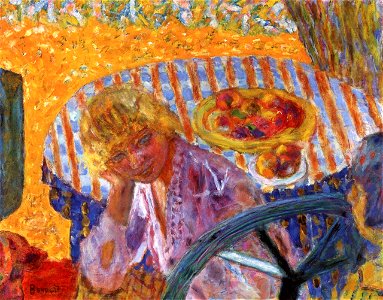 Pierre Bonnard Young Women in the Garden (Renée Monchaty and Marthe Bonnard)