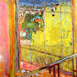 Pierre Bonnard The Studio at Le Cannet, with Mimosa