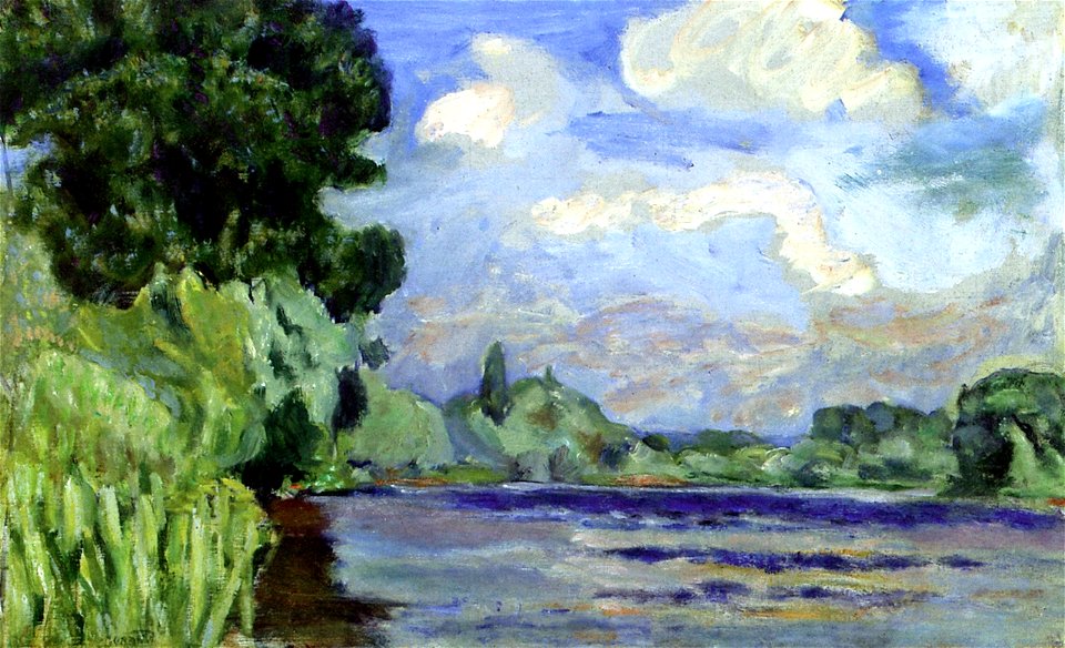 Pierre Bonnard The Seine at Vernon