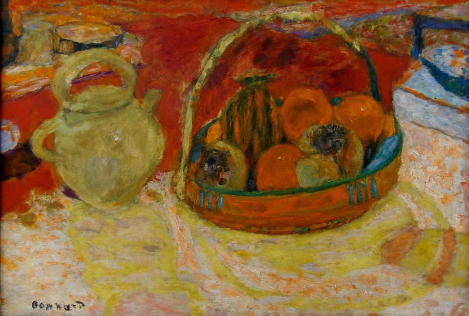 Pierre Bonnard - Nature morte jaune et rouge