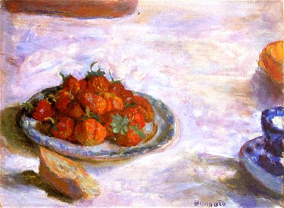 Pierre Bonnard A Plate of Strawberries