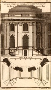 Pierre Nicolas Ransonnette - Blondel - Avant corps château de Montmorency - III-XV