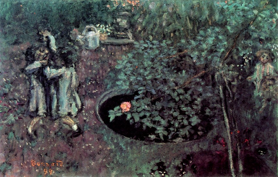 Pierre Bonnard Children Playing in a Garden