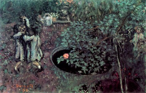 Pierre Bonnard Children Playing in a Garden