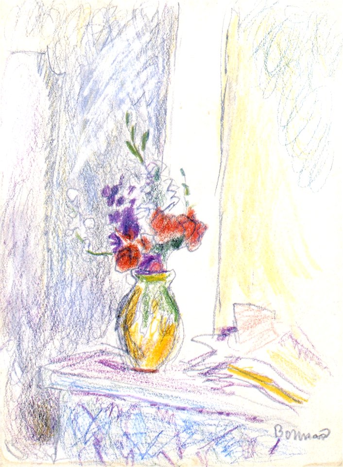 Pierre Bonnard Vase of Flowers