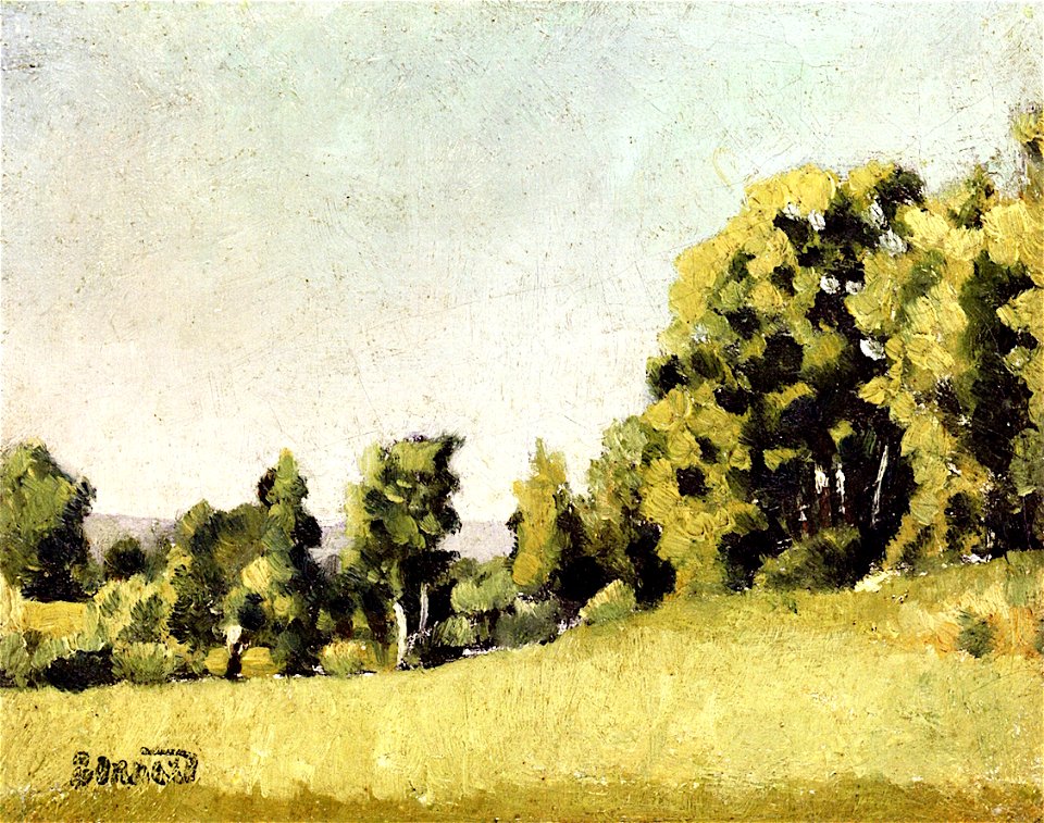 Pierre Bonnard Landscape of Dauphiné