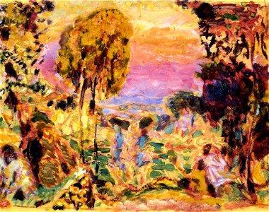 Pierre Bonnard Violet Countryside