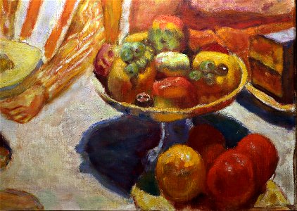 Pierre bonnard, i conti della giornata, 1924, 02 frutta