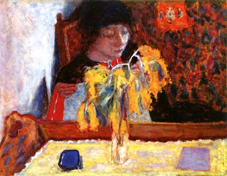 Pierre Bonnard Woman with Mimosa 1924