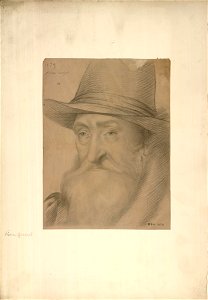 Pierre Quesnel as drawn by an unidentified artist - INHA