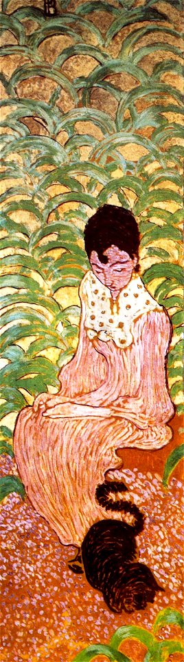 Pierre Bonnard Woman in the Garden 1891